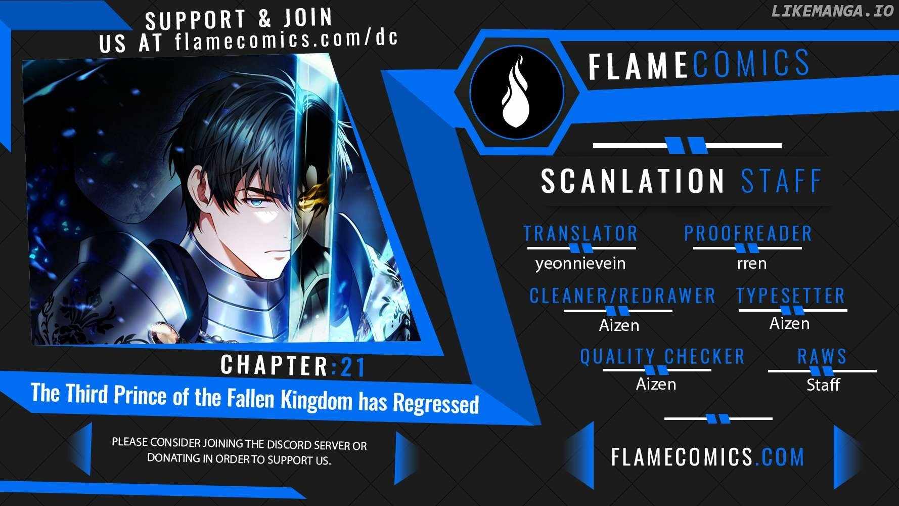 The Third Prince of the Fallen Kingdom has Regressed Chapter 21 1